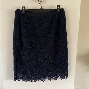 Joe Fresh Navy Lace Skirt